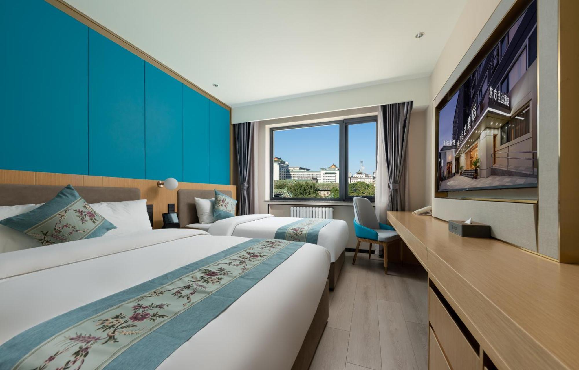 Jingfang Building Smart Hotel - Located In The Busiest Part Of The Downtown Area, Near Beijing Tiananmen Square And The Forbidden City,Wangfujing Shopping Street ,Newly Opened Hotel,Provide Free Laundry Service,Provide Tourism And Ticketing Services Exterior foto